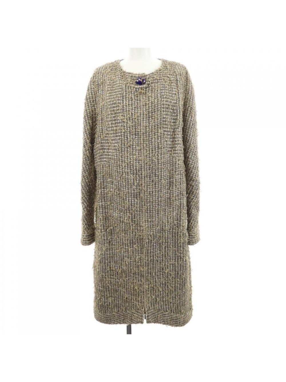 Chanel Size 42 Beige Coat
